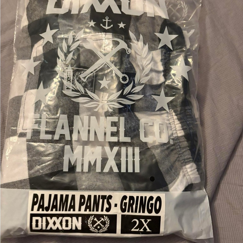 DIXXON Gringo Black and White Pajama Pants